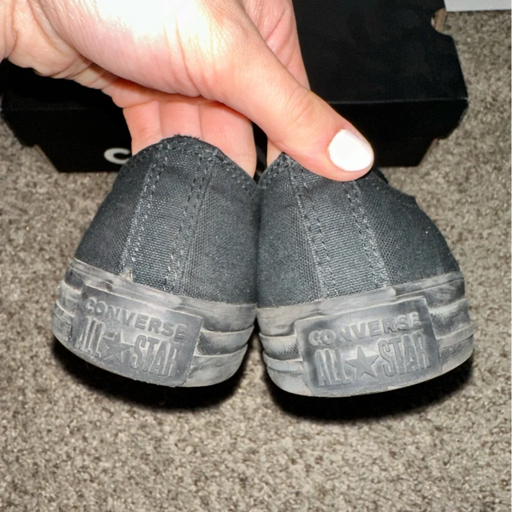 Black Converse size M9 W11 - Picture 5 of 6
